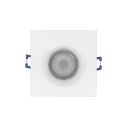 Spot GU10 50W 4000K Carré Blanc IP44