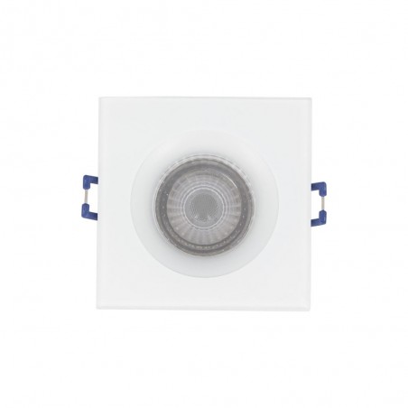 Spot GU10 50W 4000K Carré Blanc IP44