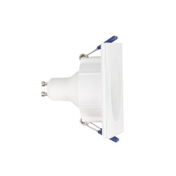 Spot GU10 50W 4000K Carré Blanc IP44