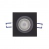 Spot GU10 50W 4000K Carré Noir IP44