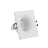 Lot 3 Spots GU10 50W 4000K Carré Blanc IP44