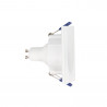 Lot 3 Spots GU10 50W 4000K Carré Blanc IP44