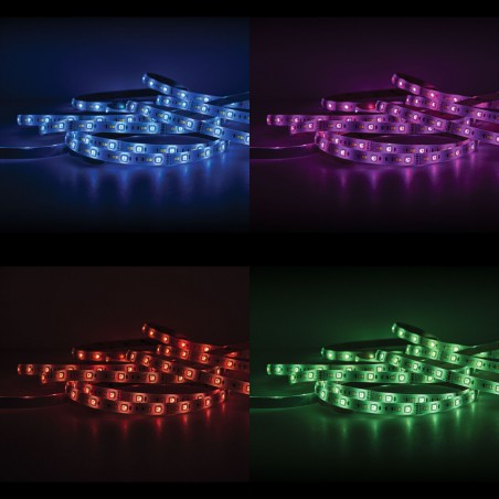 Ruban LED connecté KOZii, blancs et couleurs, 5m