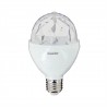 Ampoule LED disco, culot E27, 3W cons. lumière RGB motorisée
