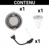 Spot GU10 50W 4000K Rond Inox IP65
