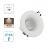 Spot GU10 50W 4000K Rond Blanc IP44