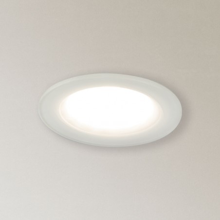 Spot GU10 50W 4000K Rond Blanc IP44