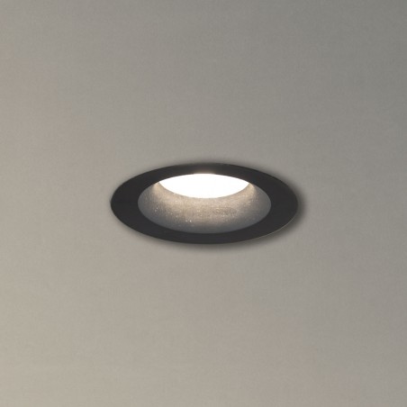 Spot GU10 50W 4000K Rond Noir IP44