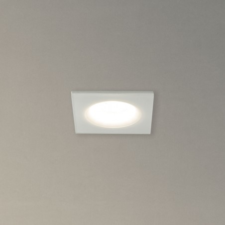 Spot GU10 50W 4000K Carré Blanc IP44