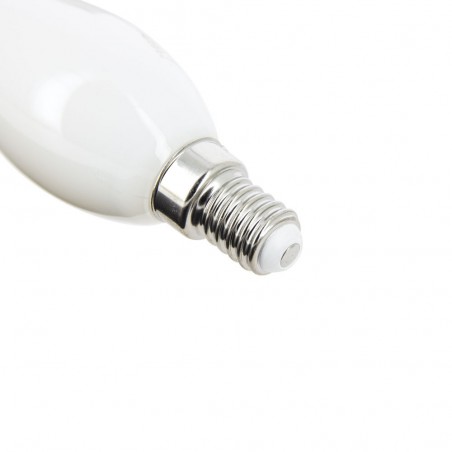 Ampoule à filament LED flamme, culot E14, 4W cons. (40W eq.), lumière blanche chaude