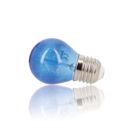 Ampoule LED P45, culot E27, 2W cons. (N.C eq.), lumière Lumière bleu