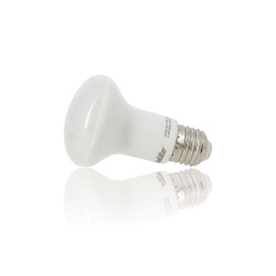 Ampoule LED R63, culot E27, 9W cons. (60W eq.), lumière blanc chaud
