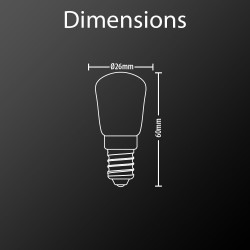 Ampoule LED T26 - culot E14 - classique -