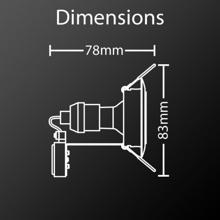 Ampoule LED connectée KOZii, éclairage blancs + couleurs, GU10 Spot encastrable orientable 5W Variation de couleur et luminosité