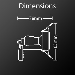Ampoule LED connectée KOZii, éclairage blancs + couleurs, GU10 Spot encastrable aluminium brossé orientable 5W