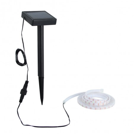 Balise strip led solaire, 3m multicolore