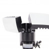 Projecteur Solaire IP44 Blanc neutre Détecteur de mouvement 8h d'autonomie