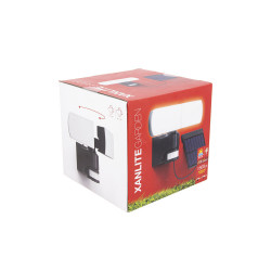 Projecteur Solaire IP44 Blanc neutre Détecteur de mouvement 8h d'autonomie