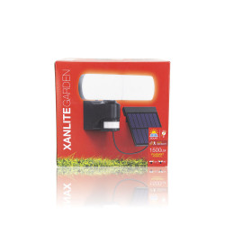 Projecteur Solaire IP44 Blanc neutre Détecteur de mouvement 8h d'autonomie