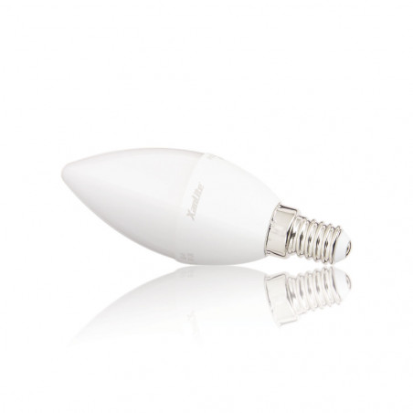 Lot x5 Ampoules LED flamme, culot E14, 5,5W cons. (40W éq.), lumière blanc neutre