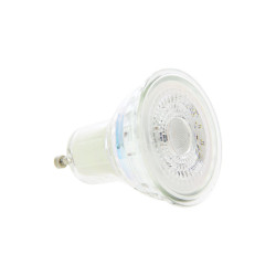 Pack de 5 Spots LED, culot GU10, 4,8W cons. (50W eq.), 345 lumens, lumière blanc chaud