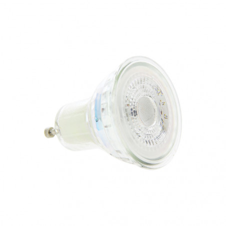 Pack de 5 Spots LED, culot GU10, 4,8W cons. (50W eq.), 345 lumens, lumière blanc chaud