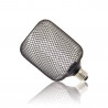 Ampoule Déco Cage Cylindre Noir, culot E27, Hologramme, Blanc chaud